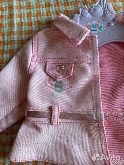 Пальтишко для куклы Baby Born 43 см