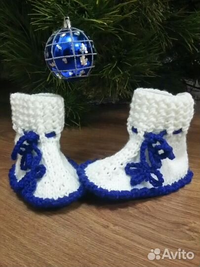 Пинетки вязаные