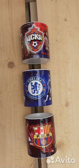 Кружки с футбольной атрибутикой