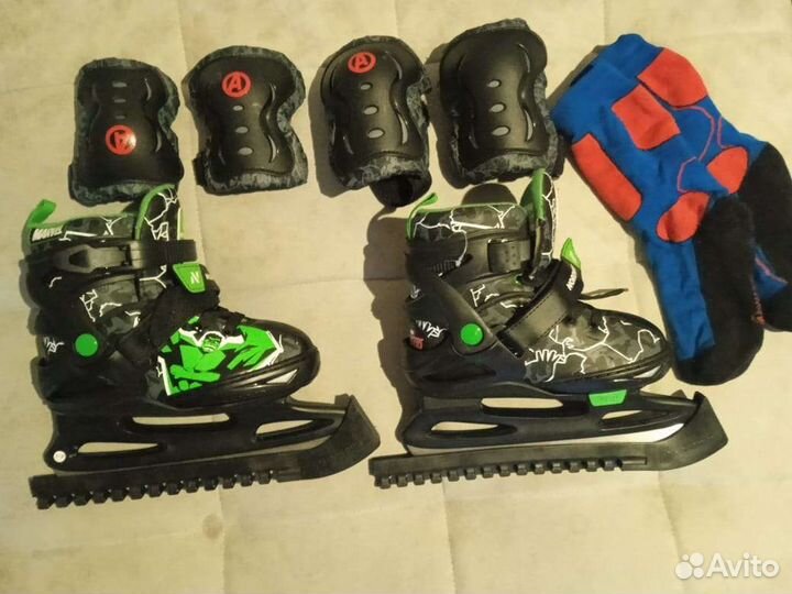 Коньки детские marvel. 31-36