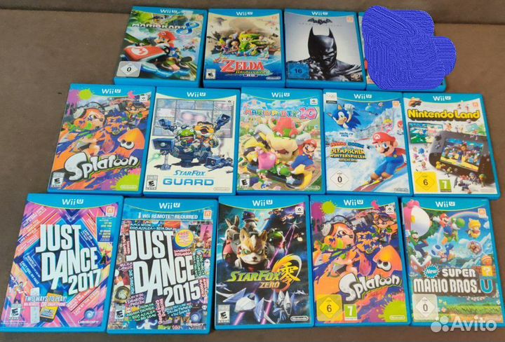 Диски на nintendo wii u (не запечатанные)