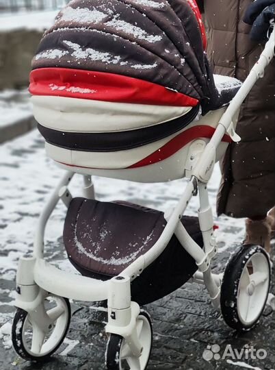 Коляска adamex 3 в 1 бу