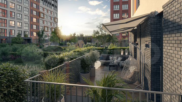 1-к. квартира, 52,4 м², 1/7 эт.