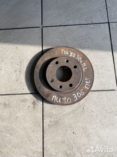 Пежо 306 тормозной диск передний