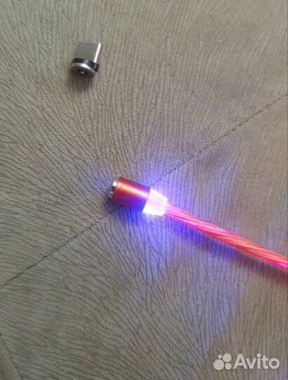 Магнитная зарядка с подсветкой 3в1