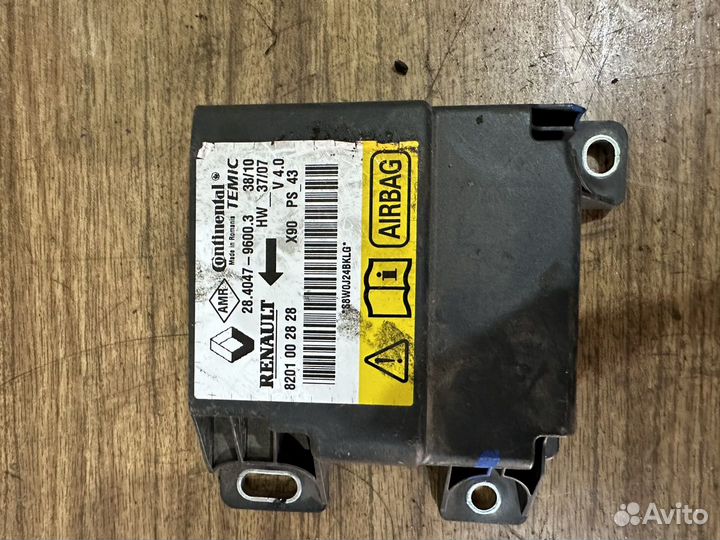 Блок SRS Airbag Renault Logan 1