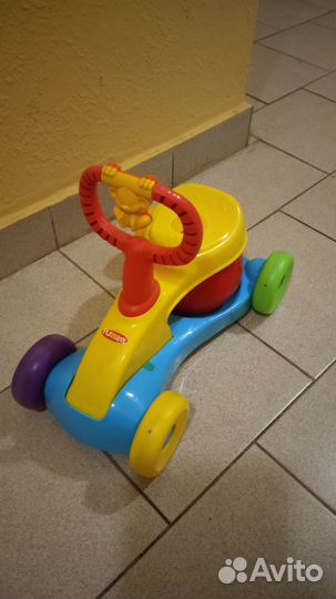 Детский беговел ребёнку от 1года, музыкальный