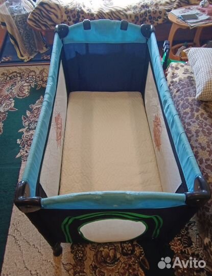 Детская кровать манеж с матрасом