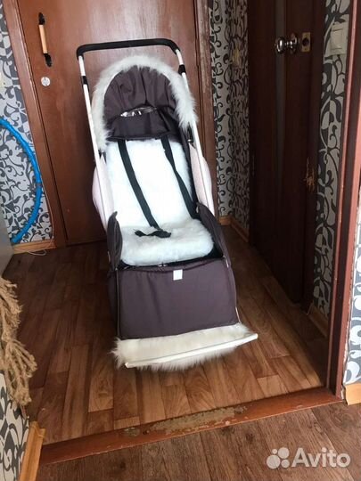 Детские санки коляска бу