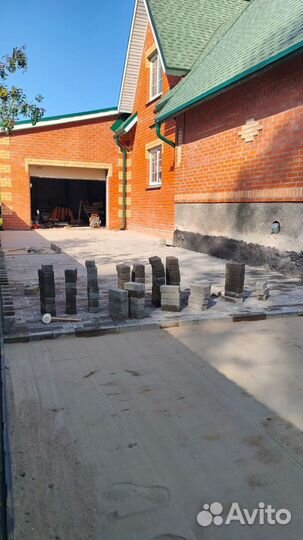 Укладка брусчатки / тротуарной плитки под ключ