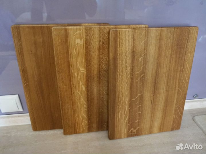 Кухонная доска из дуба разделочная новая
