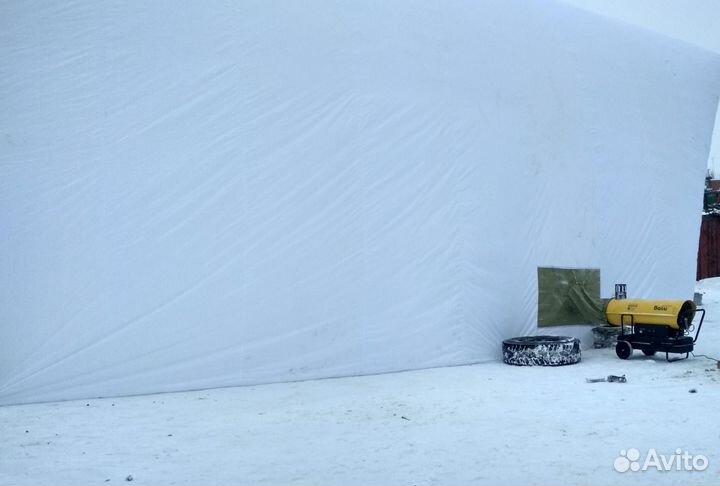 Бескаркасная палатка