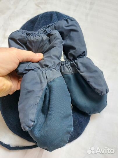 Шапка шлем зимний краги kerry