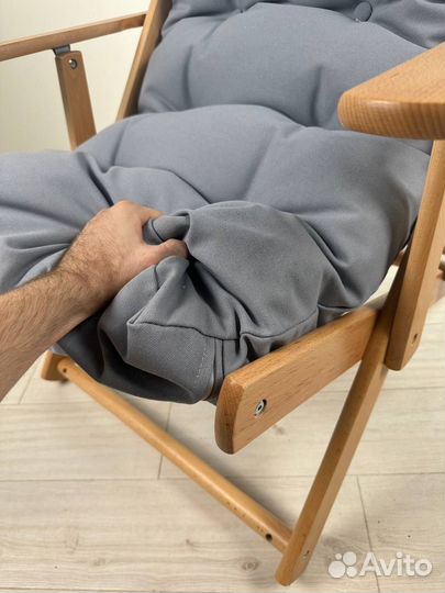 Складное кресло для отдыха, кресло шезлонг из дере