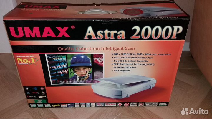 Сканер umax Astra 2000P