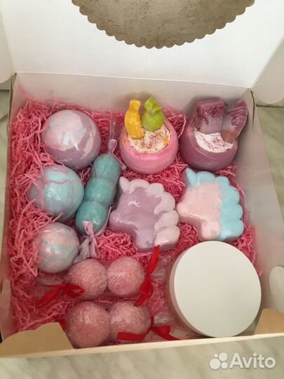 Набор бомбочки для ванны ручной работы