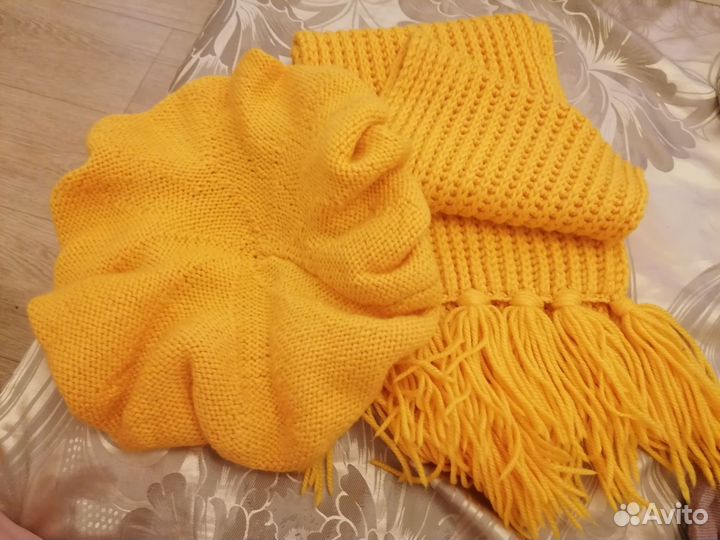 Берет женский вязанный