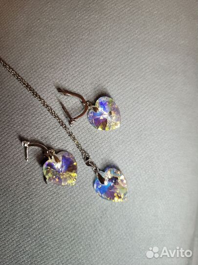 Комплект с кристаллами Swarovski
