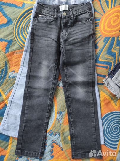 Брюки, рост 122, 3 пары