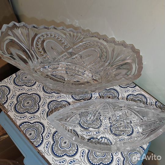 Хрустальные салатники/фруктовницы СССР