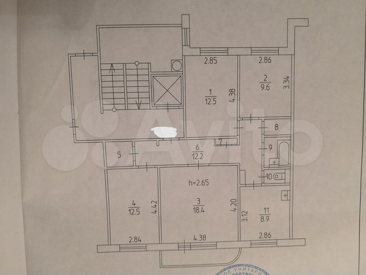 4-к. квартира, 82 м², 8/10 эт.