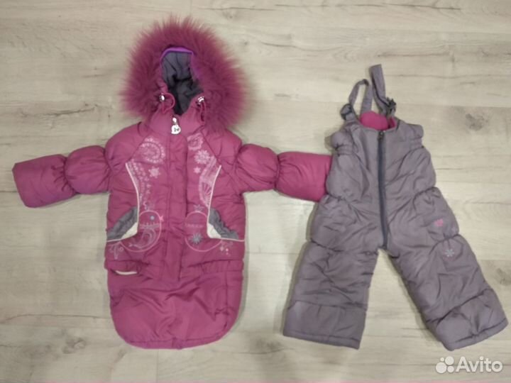 Зимний комбинезон - трансформер + кенгуру