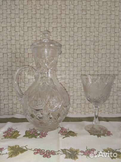 Графин хрустальный СССР
