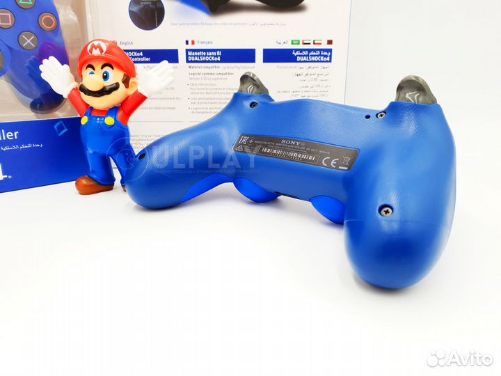 Новый джойстик PS4 Ver.2 Wave Blue v2 (CUH-zct2e)