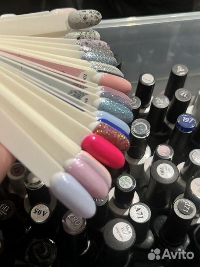 Набор гель лаков бу