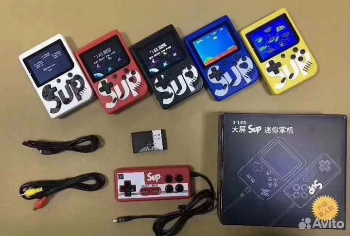 Игровая приставка Sup 400 игр геймбой, денди