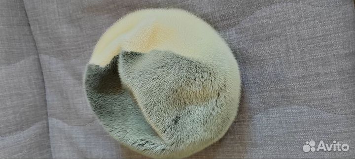 Норковый мягкий берет