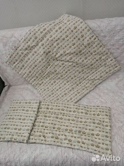 Комплект в коляску подушка матрас одеяло