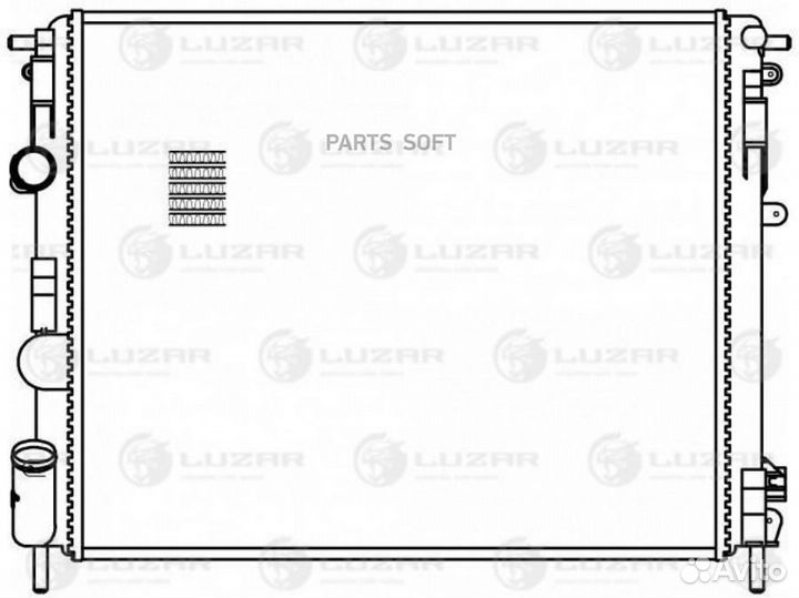 Luzar LRC0905 Радиатор охлаждения Renault Logan (0