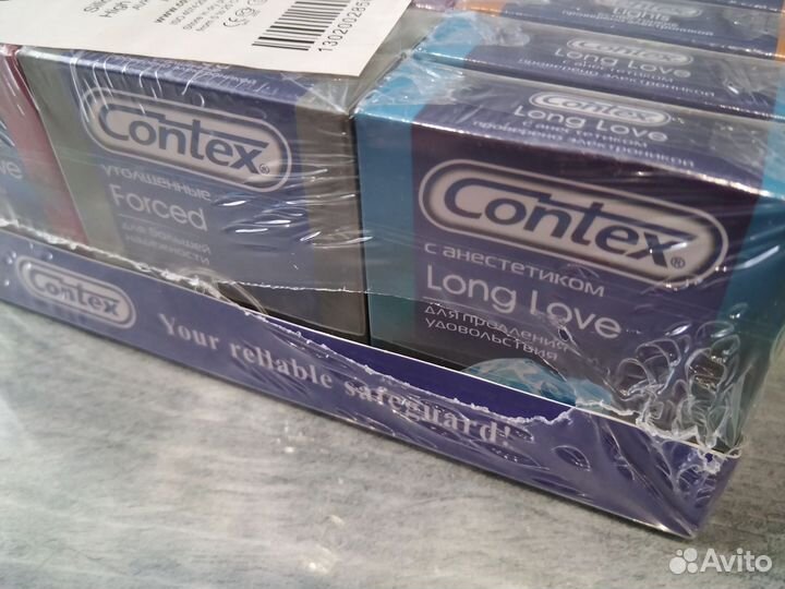 Презервативы Contex 12уп. По 3шт. Разные