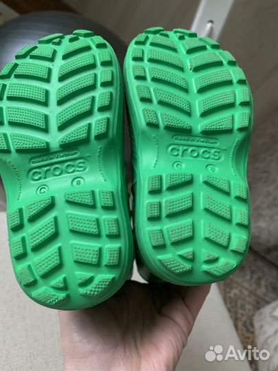 Сапоги резиновые crocs c8