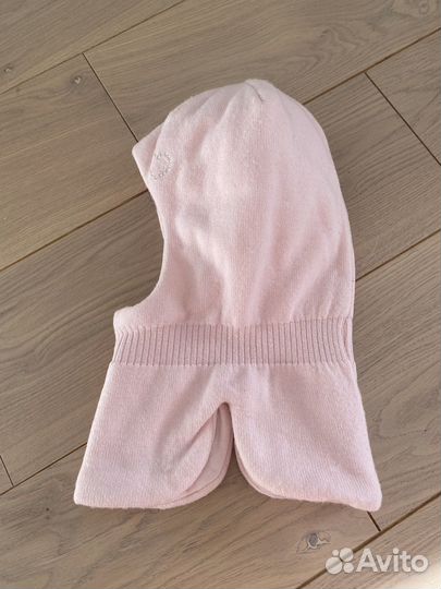 Шапка шлем балаклава на девочку 2-3 года