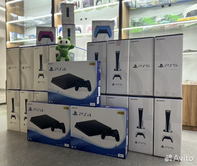 Sony PlayStation 4 slim 1tb с дисководом