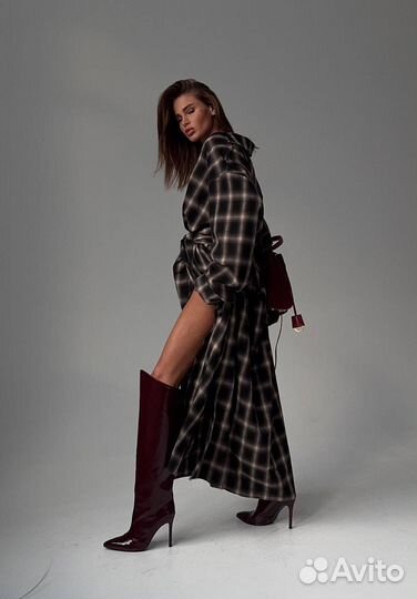 Платье рубашка Balenciaga стильное (топ 2024)