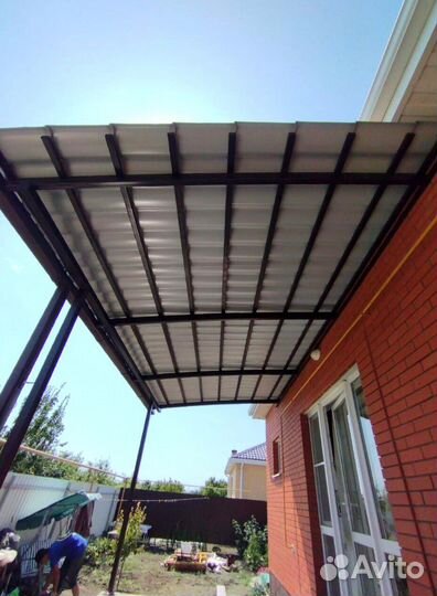 Навес-крыльцо к дому 