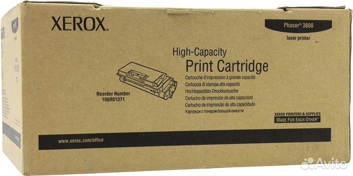 Картридж xerox phaser 3600 (106R01371)