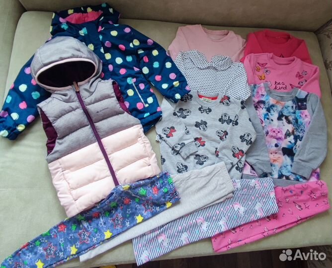 Вещи на девочку 86-104 ветровка, жилетка и др