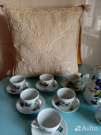 Кофейный сервиз Kahla ГДР. Винтаж