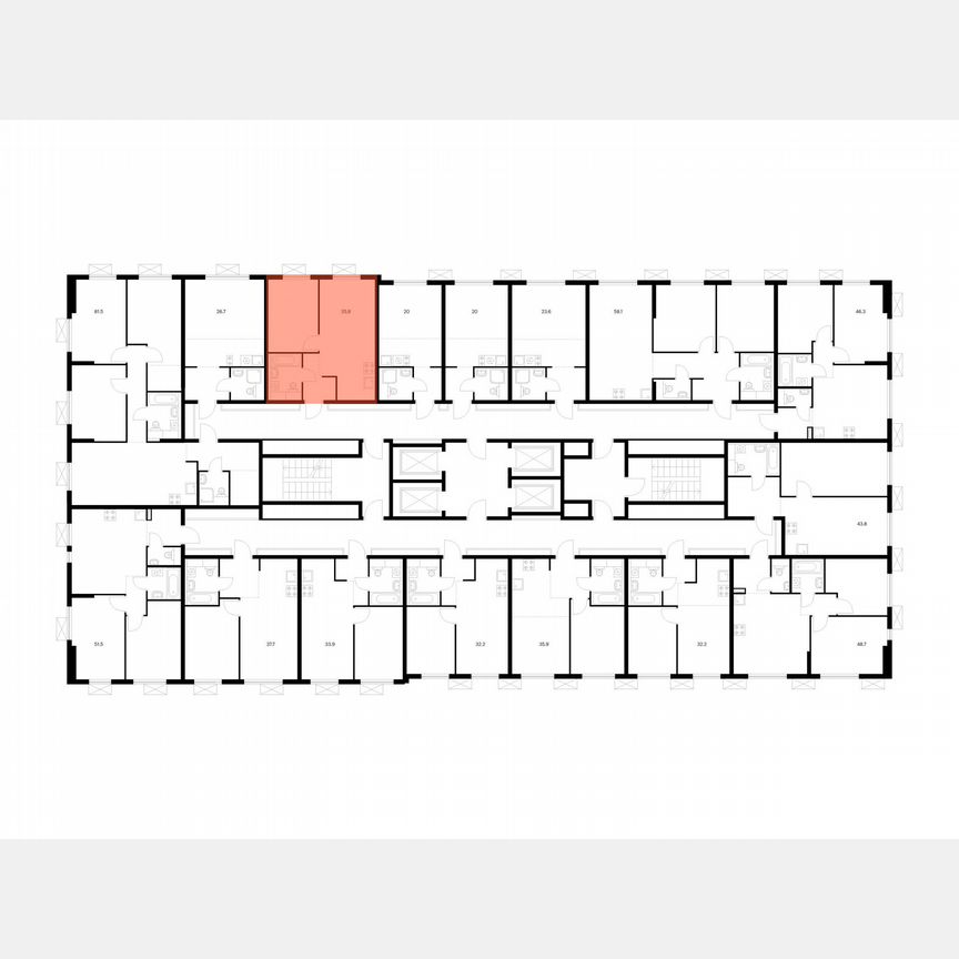 1-к. квартира, 35,8 м², 20/24 эт.