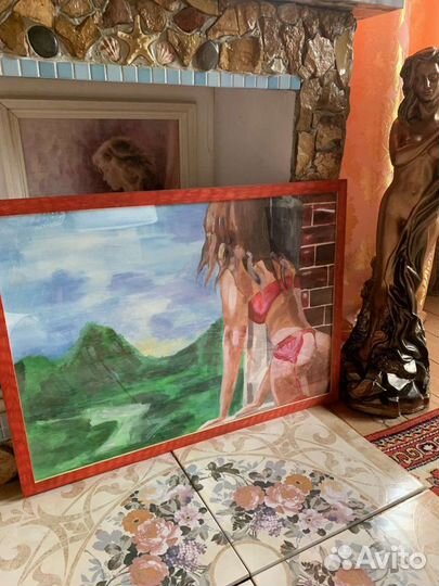 Картина Эрик Воллис Художник USA холст 73х53