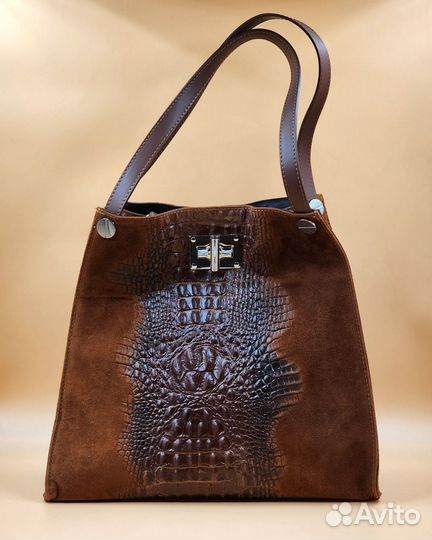 Сумка женская натуральная кожа Италия