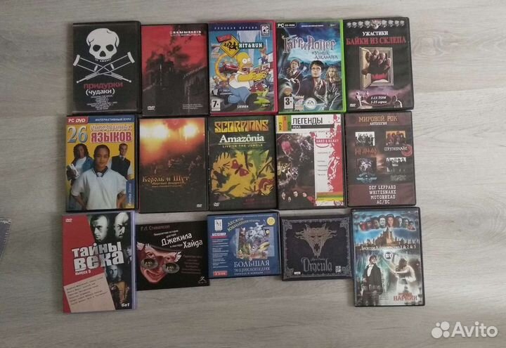 Диски DVD, CD лицензия