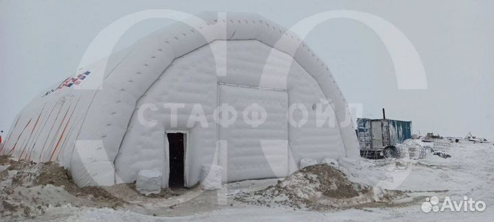 Надувной ангар