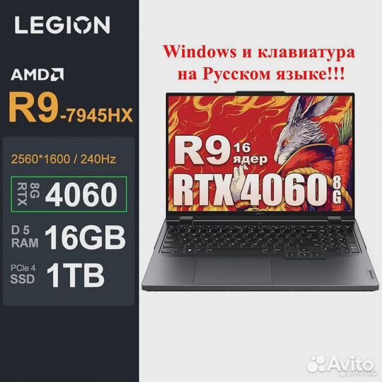Lenovo Legion 5 pro R9000P R9-7945HX RTX4060