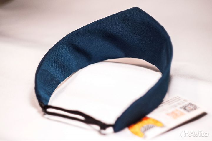 Кокошник текстильный однотонный