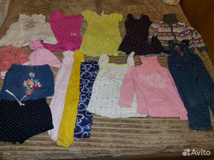 Большой пакет вещей на девочку 3 4 года 98 104